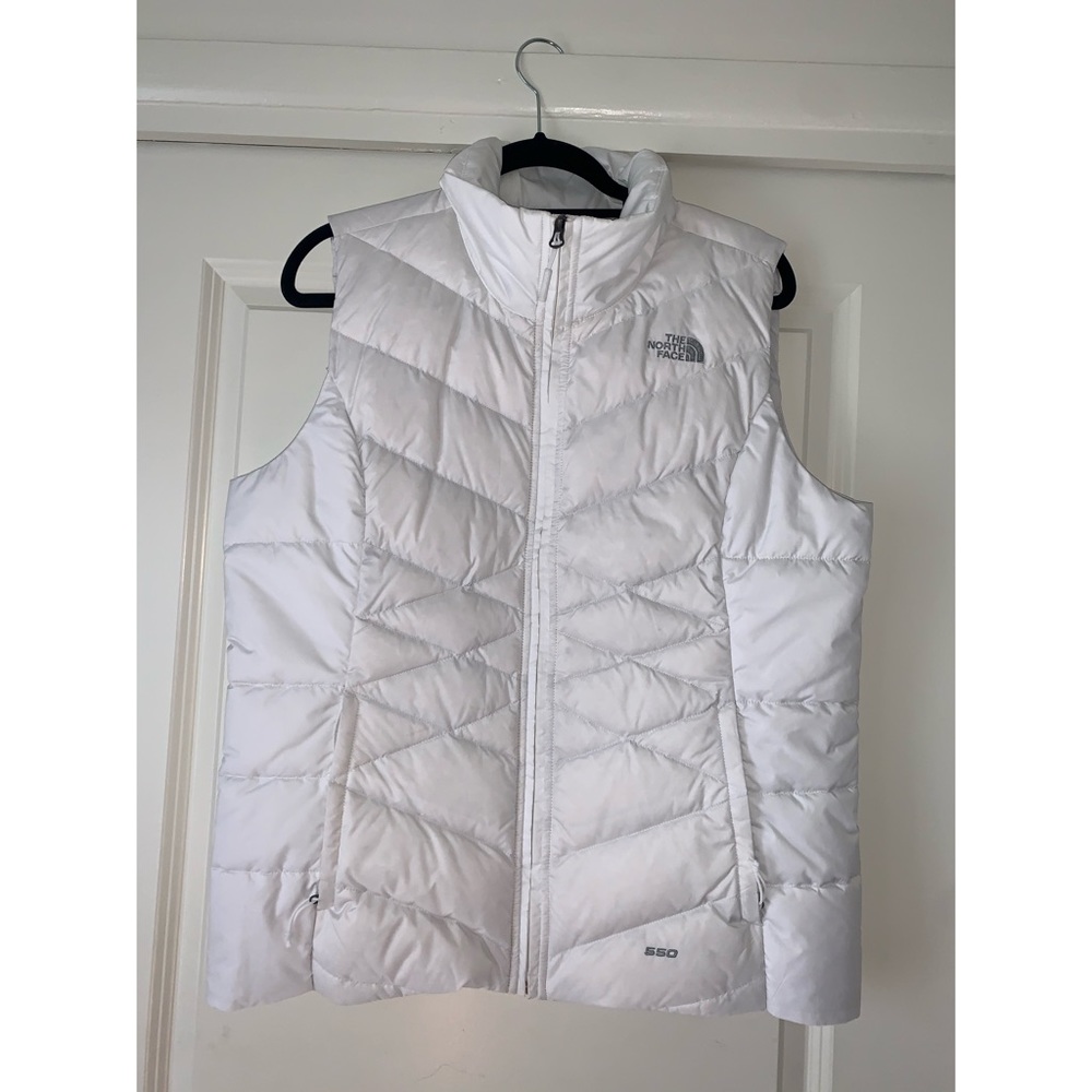 White North Face Vest